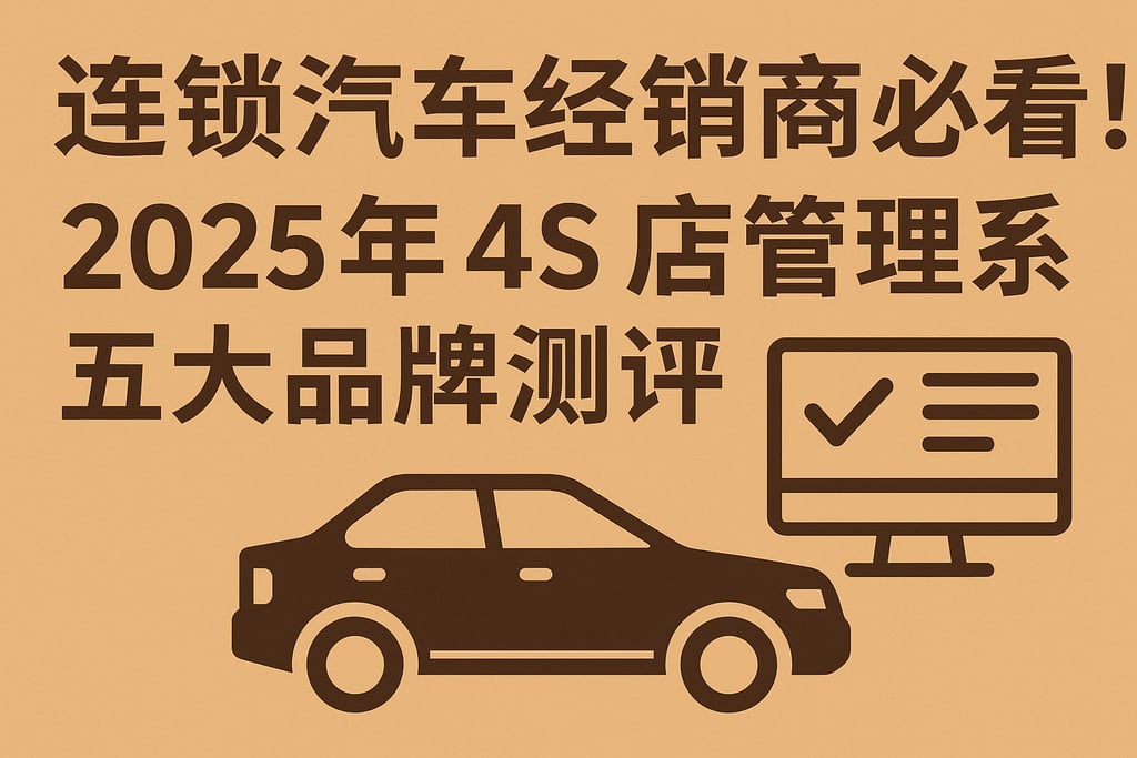 连锁汽车经销商必看！2025 年4S店管理系统五大品牌测评